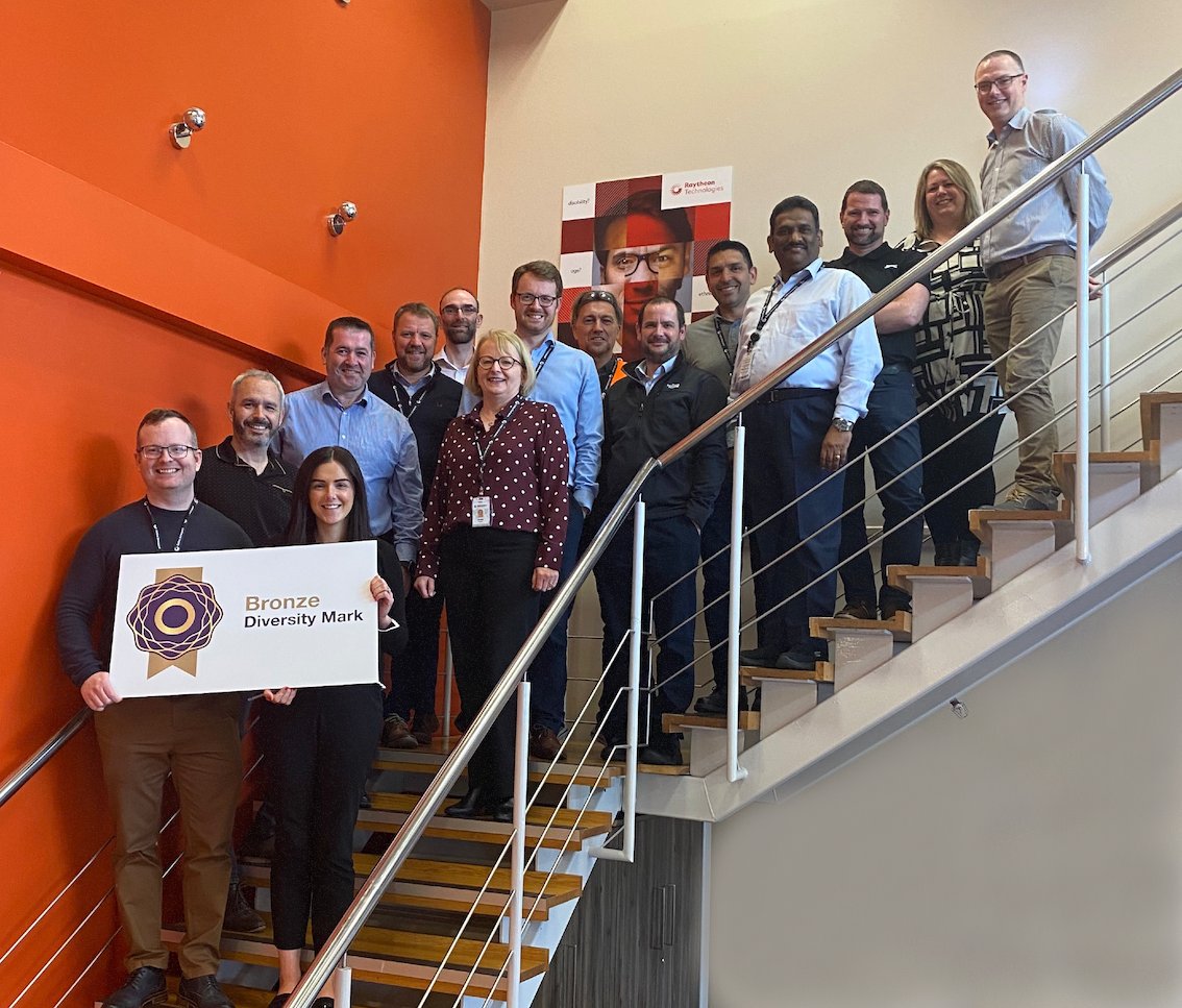 Collins Aerospace recognised with Bronze Diversity Mark