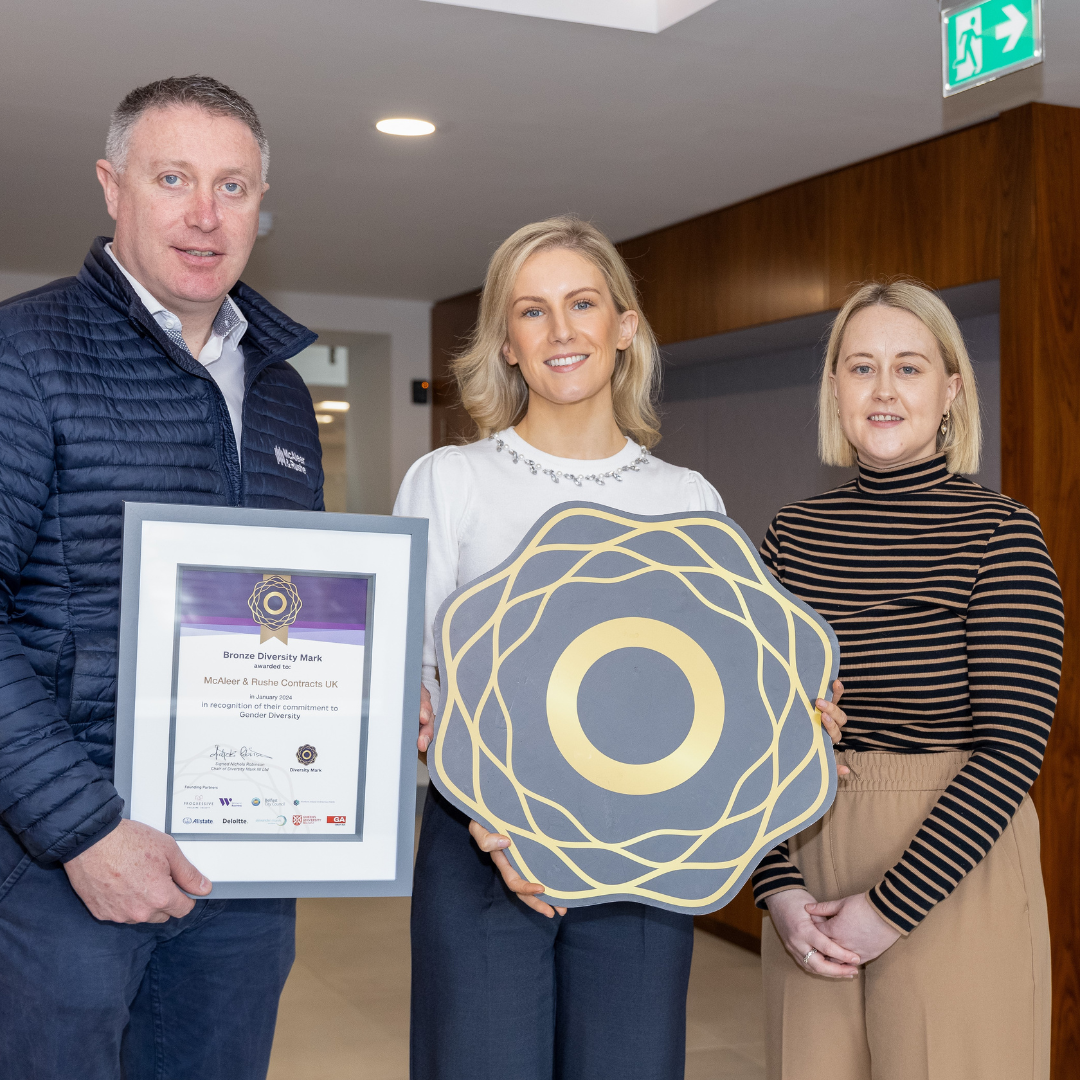 McAleer & Rushe Awarded Bronze Diversity Mark Accreditation