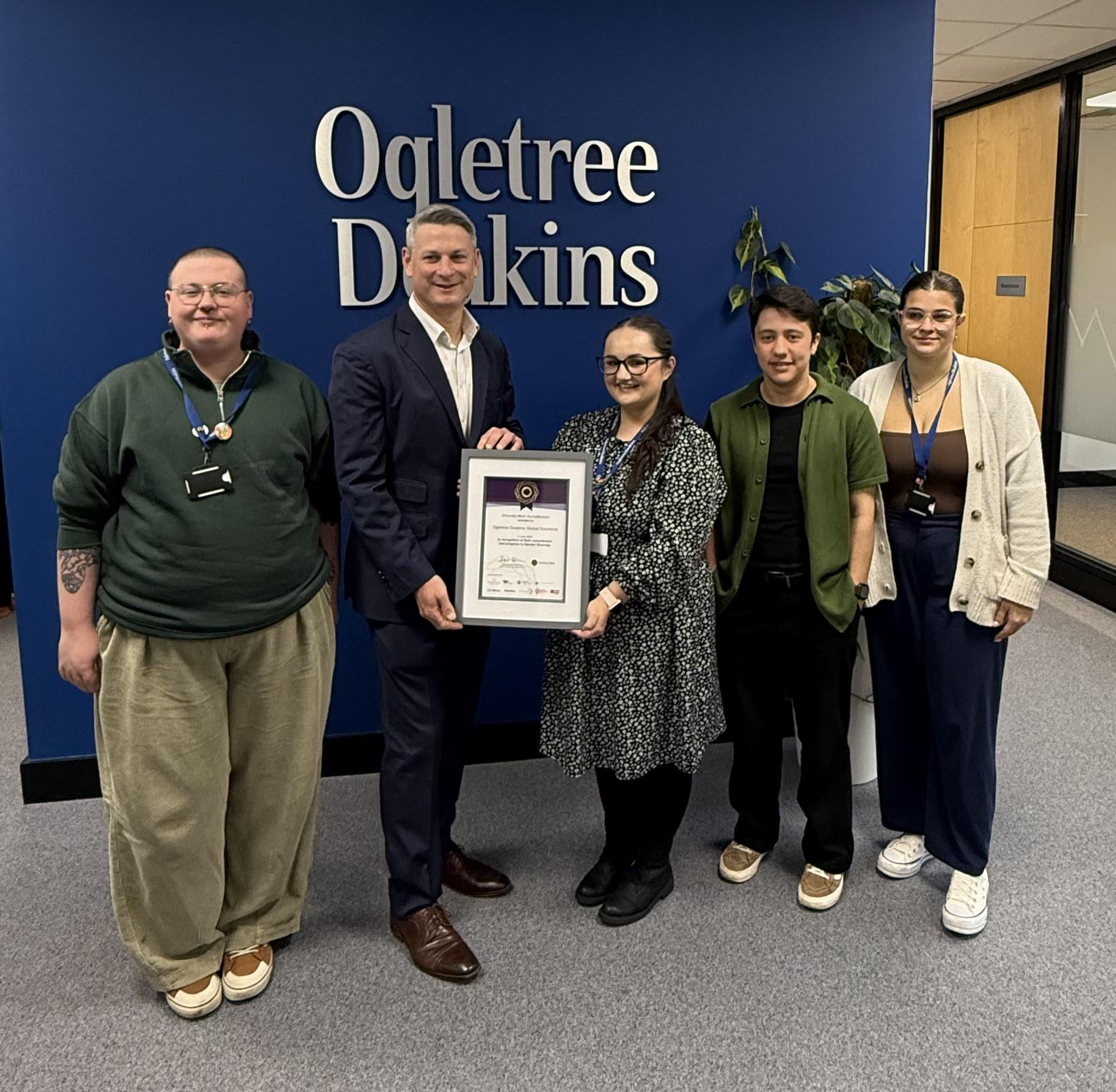 Ogletree Deakins awarded the Diversity Mark Accreditation