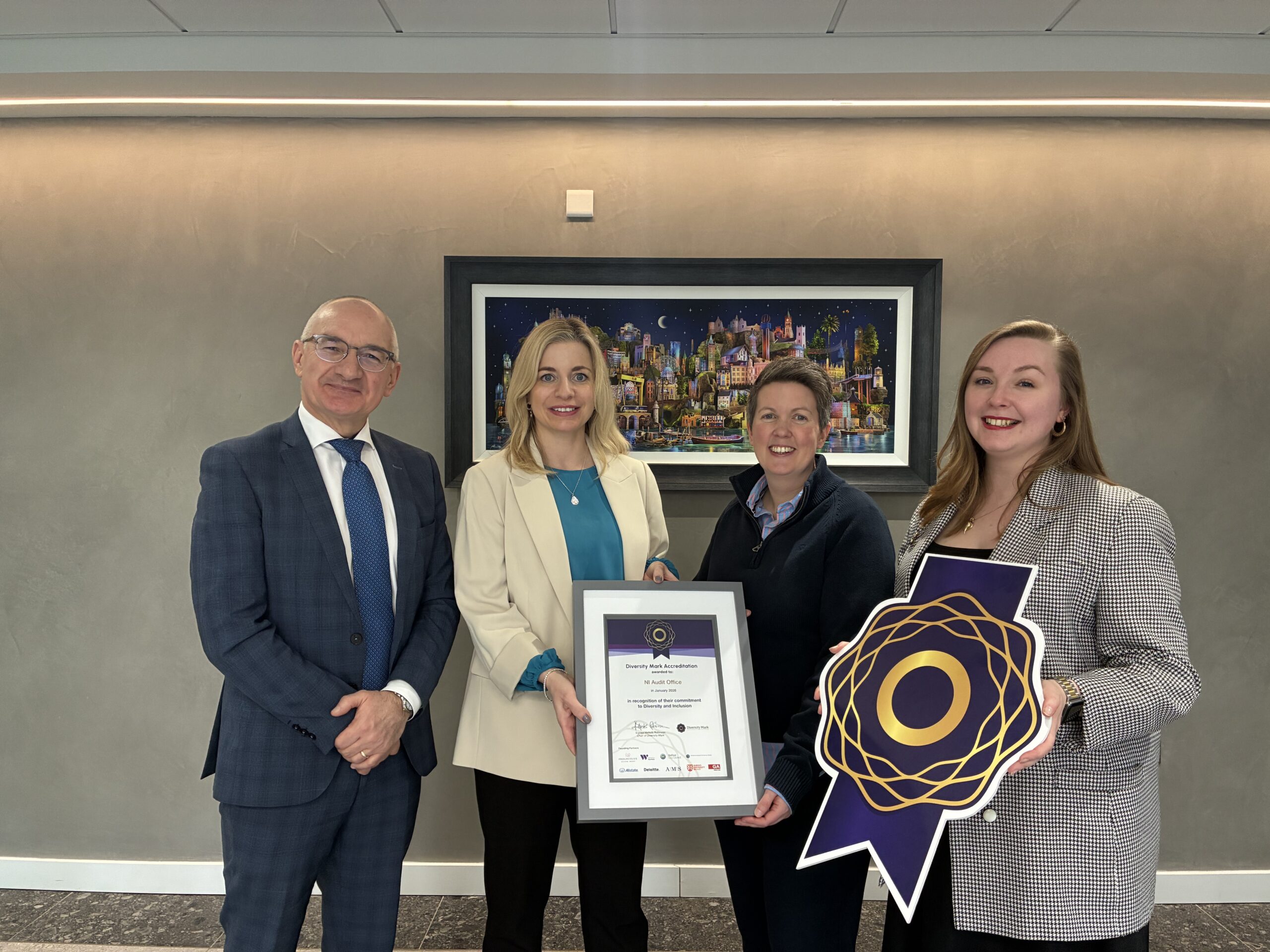 Northern Ireland Audit Office celebrates Diversity Mark Re-Accreditation